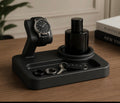 Wireless charging stand dump tray